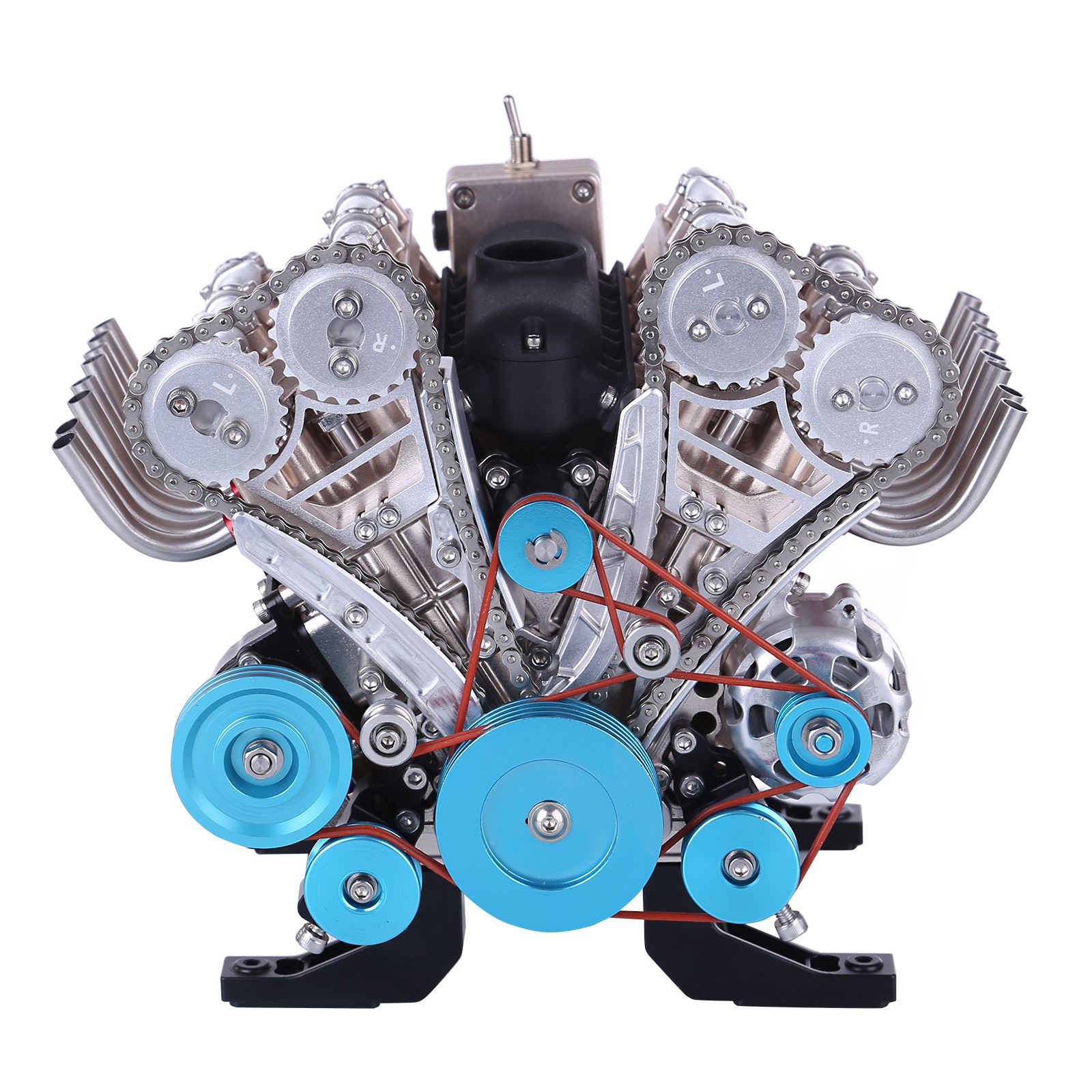 500 + قطعة DIY V8 محرك نموذج م - مراجعة Model Kit Engine وسعره