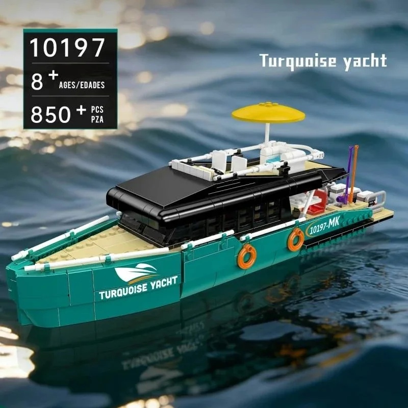 مجموعة مكعبات بناء يخوت فاخرة  - مراجعة Model Kit Yacht وسعره
