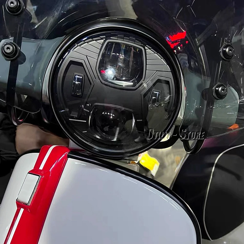مصباح أمامي GTS300 LED ملحقات  - مراجعة Model Kit Vespa وسعره